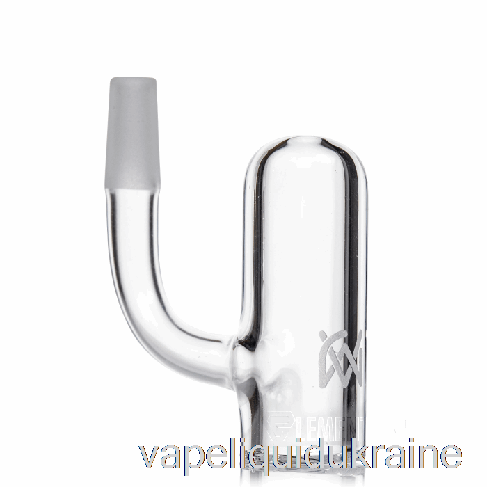 Vape Liquid Ukraine MJ Arsenal 10mm PREMIUM QUARTZ COLD STARTER DRIP Bucket Banger Silver - HALF WELD